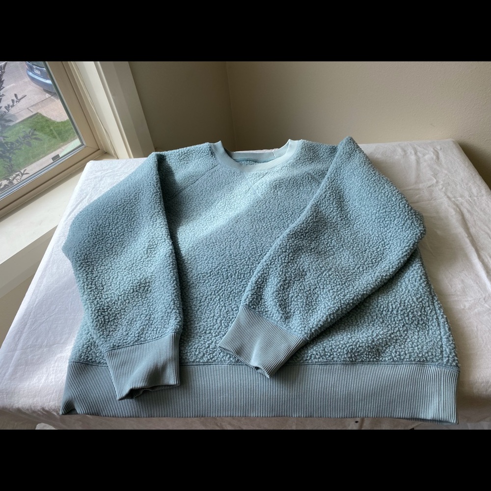 Everlane ReNew Fleece Raglan Sweatshirt